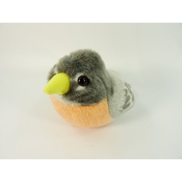 Wild Republic Birds Plush Lot Turkey Owl Bluebird Goldfinch Robin - Picture 9 of 16